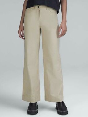 Lululemon City Sleek 5 Pocket High-Rise Wide-Leg Pant Size 25 #W5ENJS